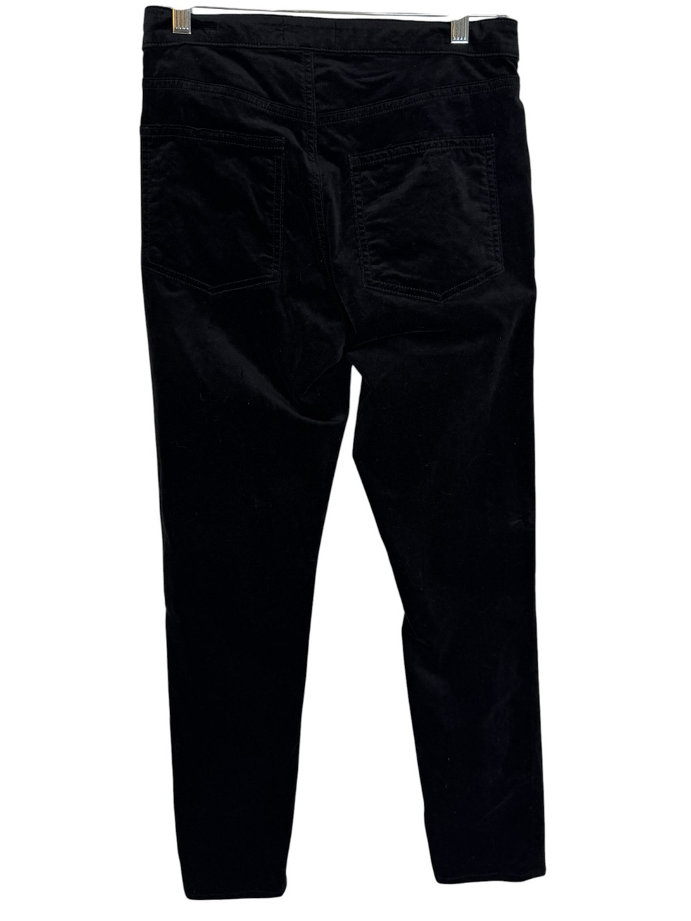 Ramy Brook Cotton Velveteen Helena Skinny Jeans Sailor Buttons Black Size 26 - Picture 6 of 15